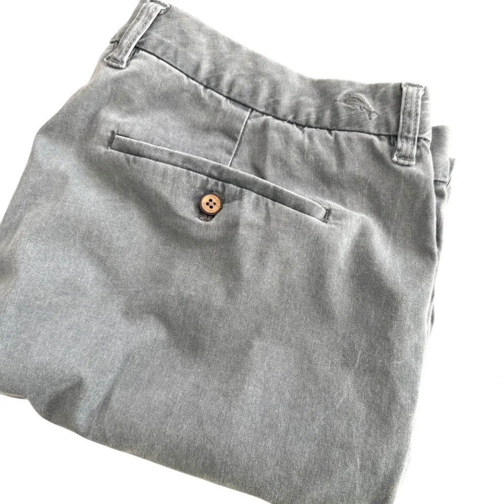 Tommy Bahama‎ Boracay Chinos Mens 38x30 Gray Cotton Tencel Stretch Pants
